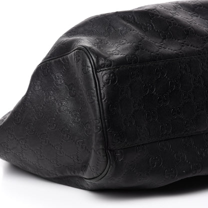 Gucci Guccissima Large Sukey Tote Black 6 of 17