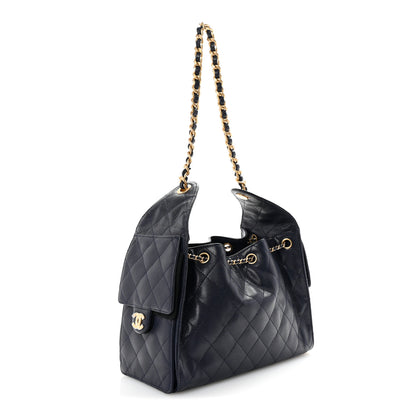 Chanel Caviar Quilted Small Chanel 25 Handbag Dark Navy 3 of 9