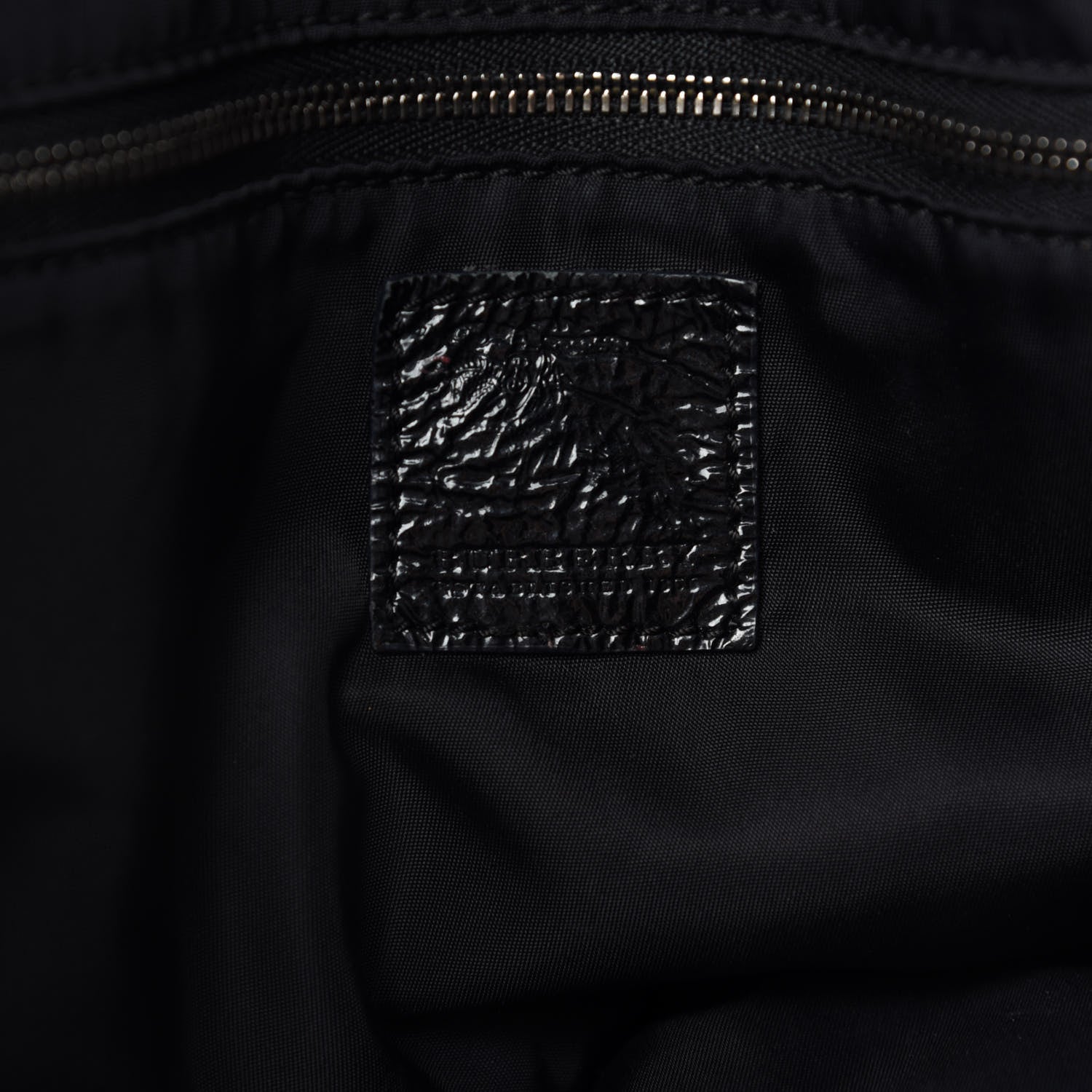 Burberry Nylon Beat Check Victoria Tote Black 8 of 11