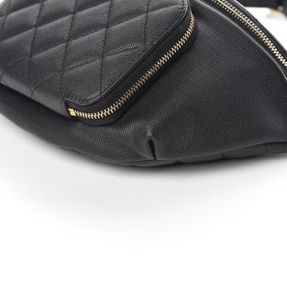 Chanel Caviar Quilted Business Affinity Waist Belt Bag Black 6 of 10