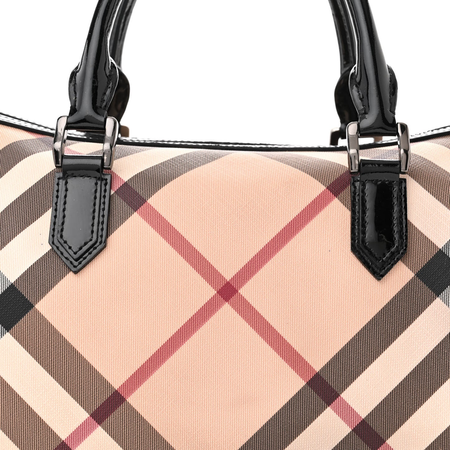 Nova Check Small Chester Bowling Bag Black