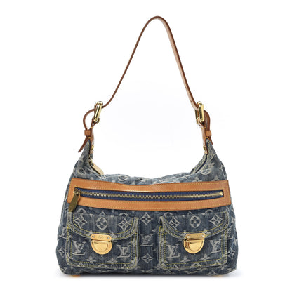 Louis Vuitton Monogram Denim Baggy PM Blue 1 of 8