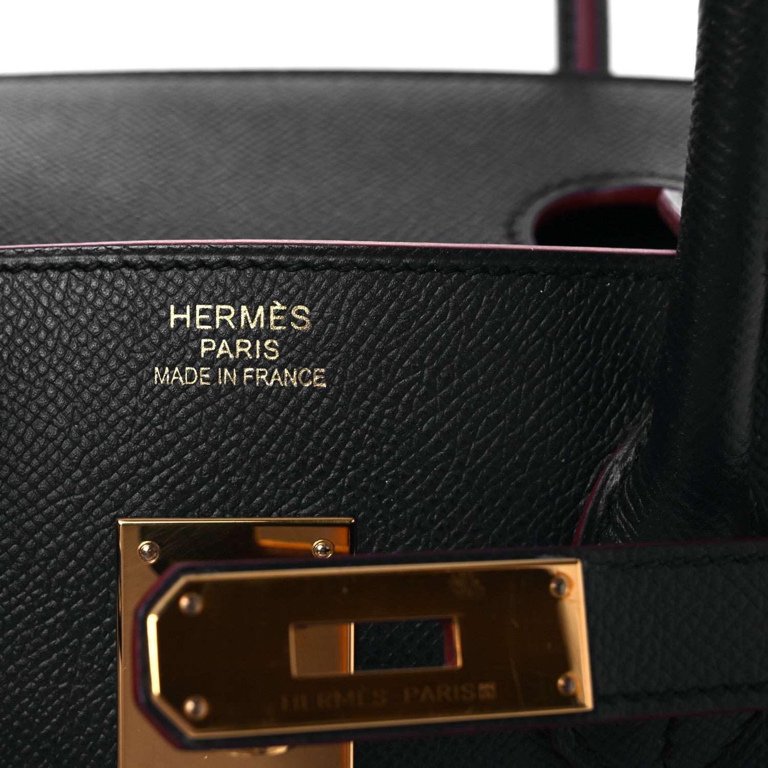 Hermes Epsom Contour Birkin 35 Bleu Indigo Rouge H 6 of 14