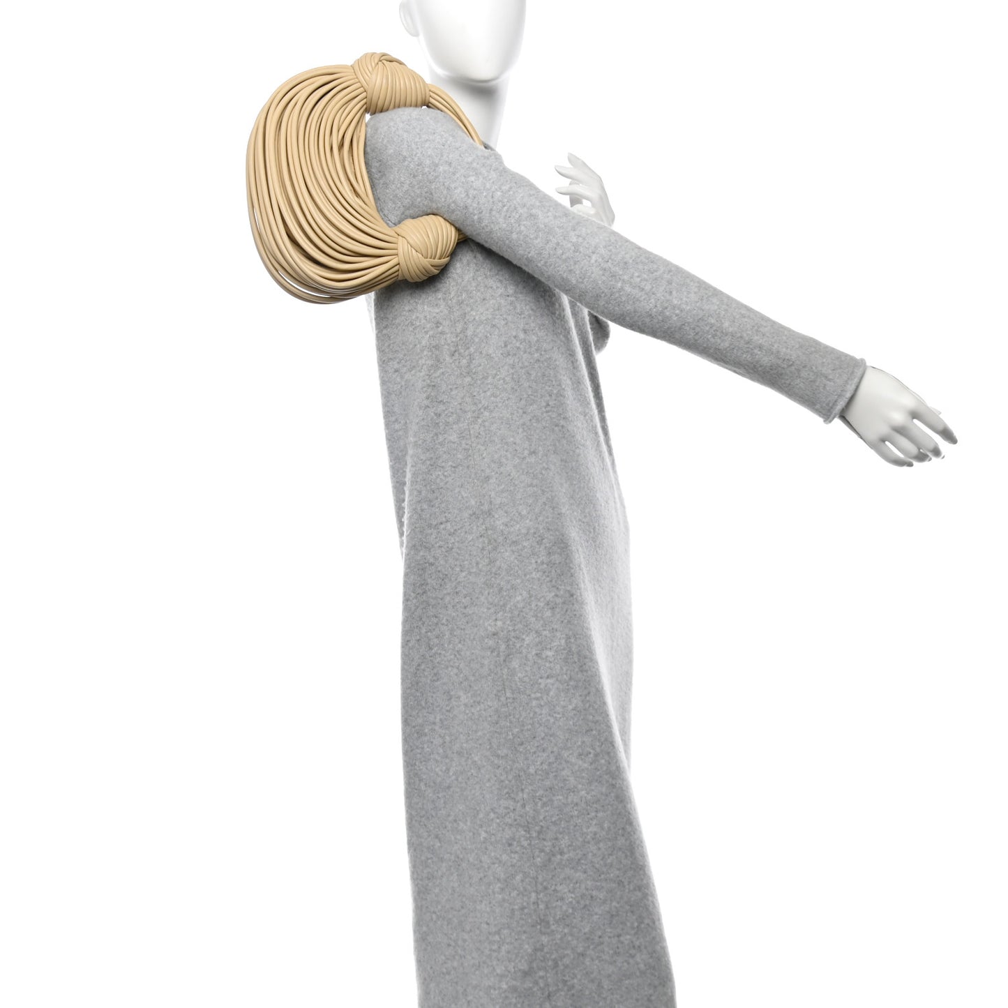 Nappa Mini Tubular Double Knot Porridge