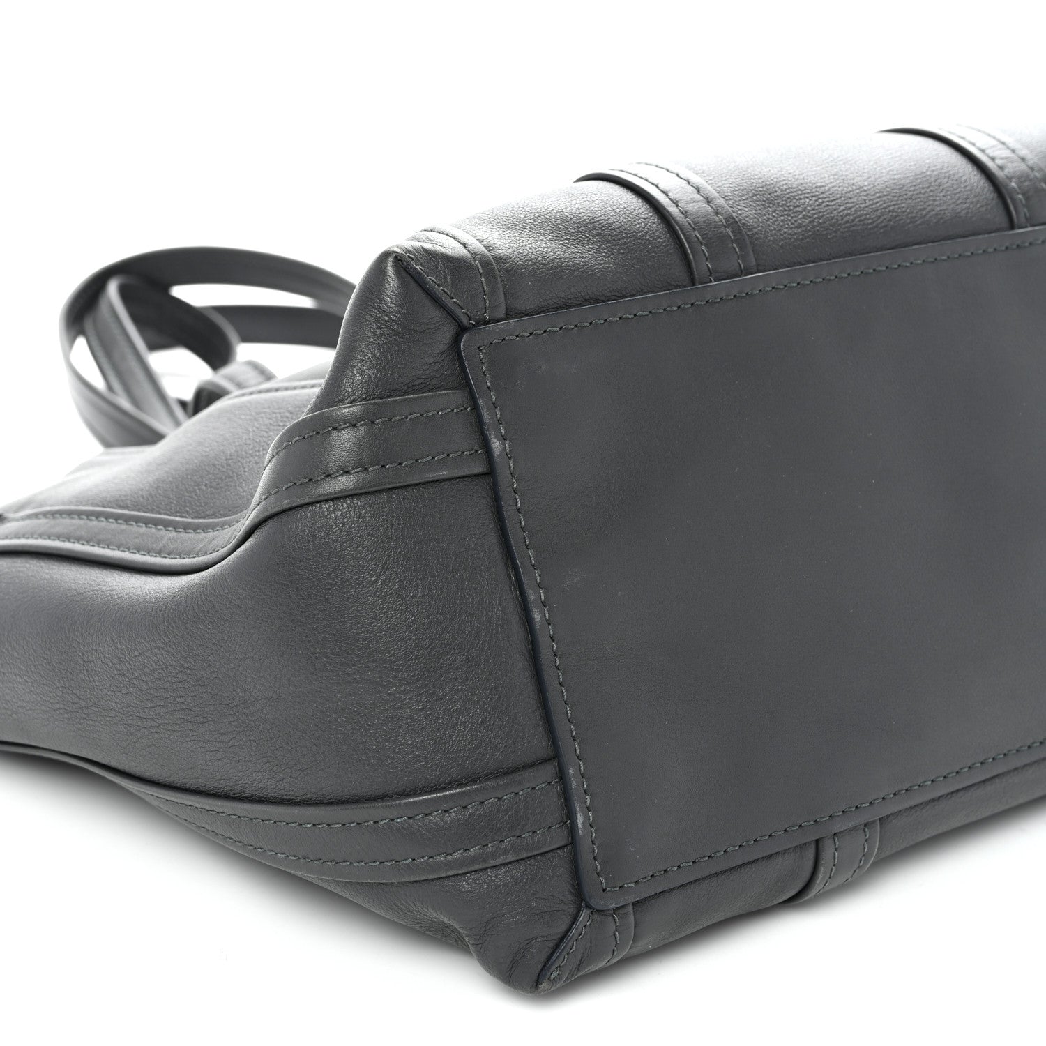 Balenciaga Calfskin Medium Laundry Cabas Tote Gris Fossile 8 of 10