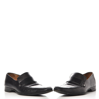 Louis Vuitton Mens Calfskin Loafers 10.5 Black 5 of 19