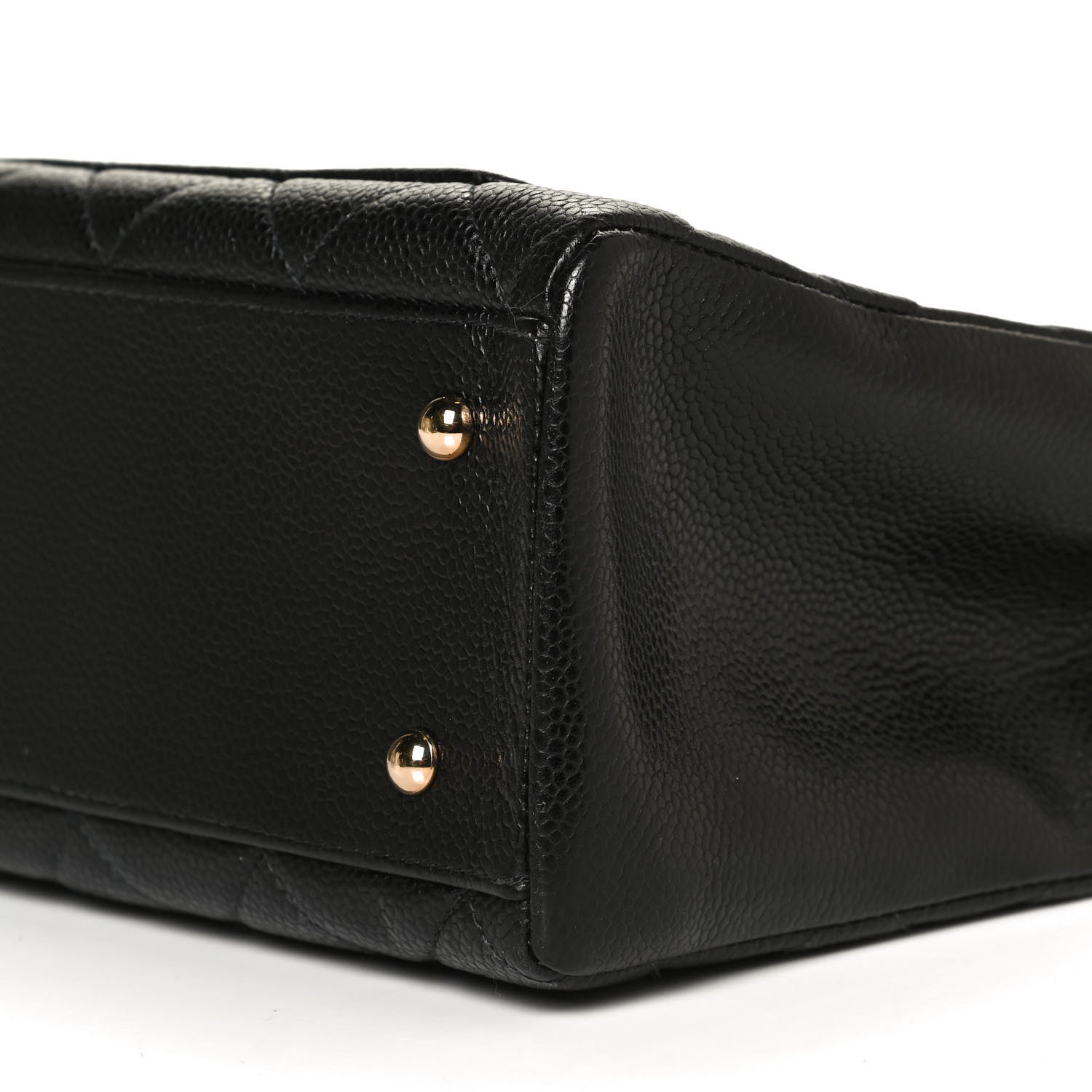 Chanel Caviar Quilted CC Shopping Tote Black 9 of 9