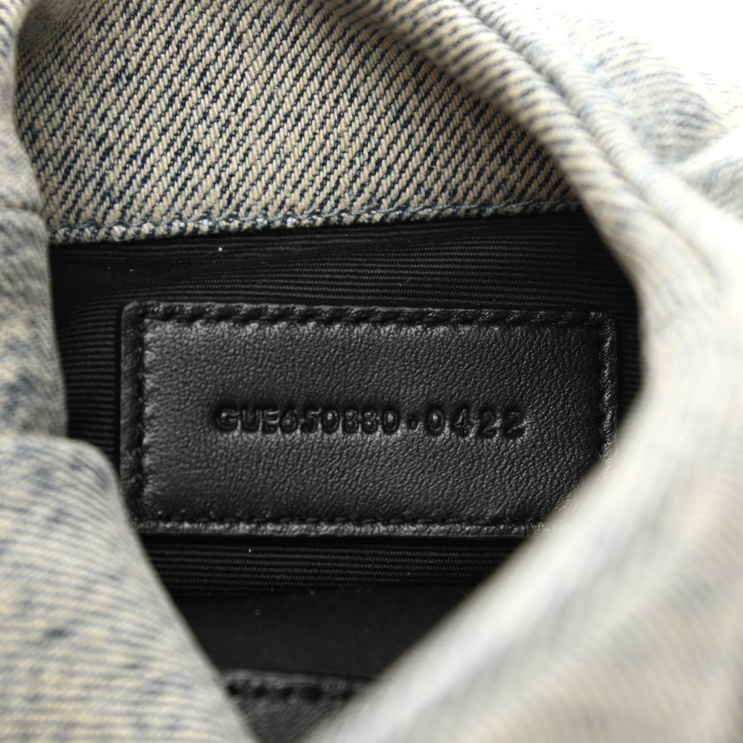 Denim Quilted Monogram Loulou Puffer Pouch Clutch Blue Gray Light Azur