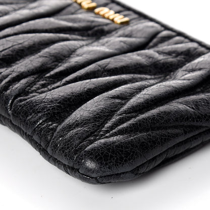 Miu Miu Nappa Matelasse Lux Pouch Black 7 of 11