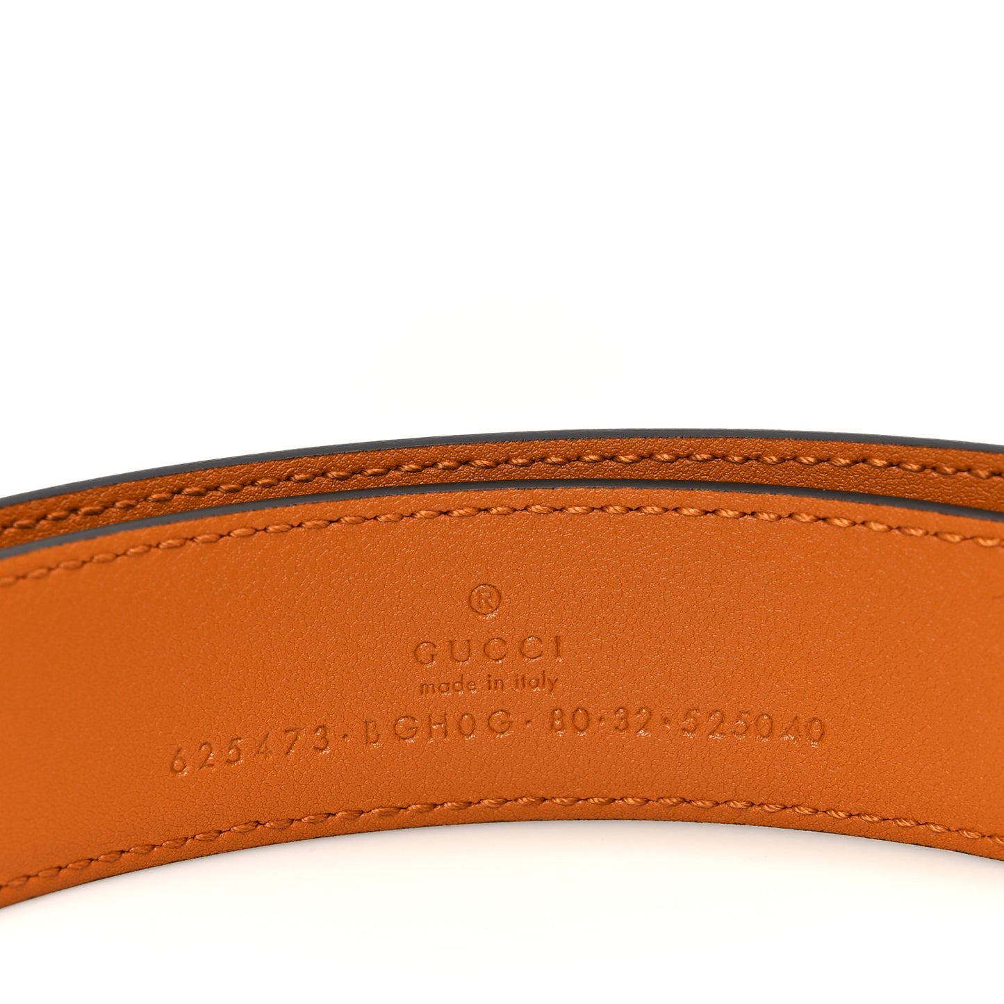 Selleria Calfskin 30mm Belt 80 32 Cognac