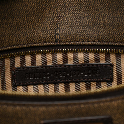 Fendi Zucca Spalmati Medium Roll Tote Tobacco Moro 8 of 18