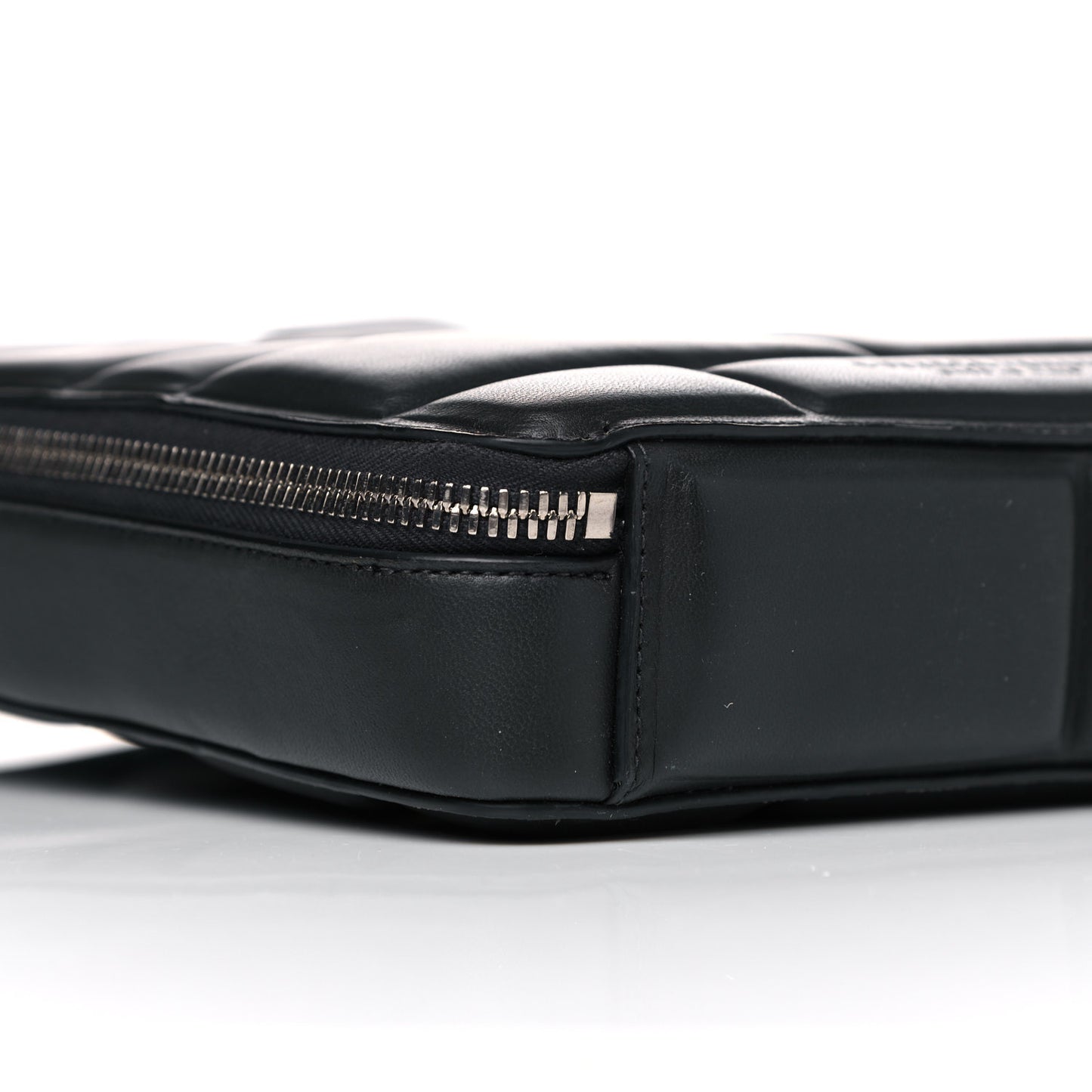 Embossed Nappa Crossbody Bag Black