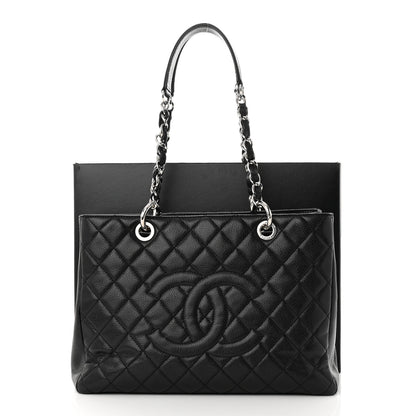 Chanel Caviar Quilted Grand Shopping Tote GST Black 13 of 13