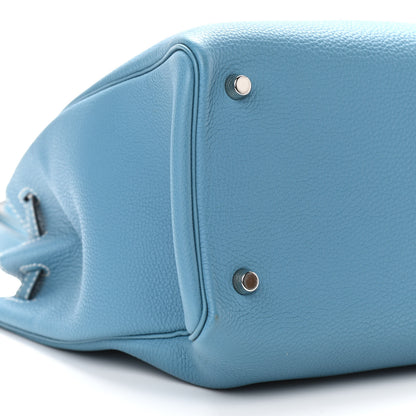Hermes Togo Cabana Tote Blue Jean 9 of 12