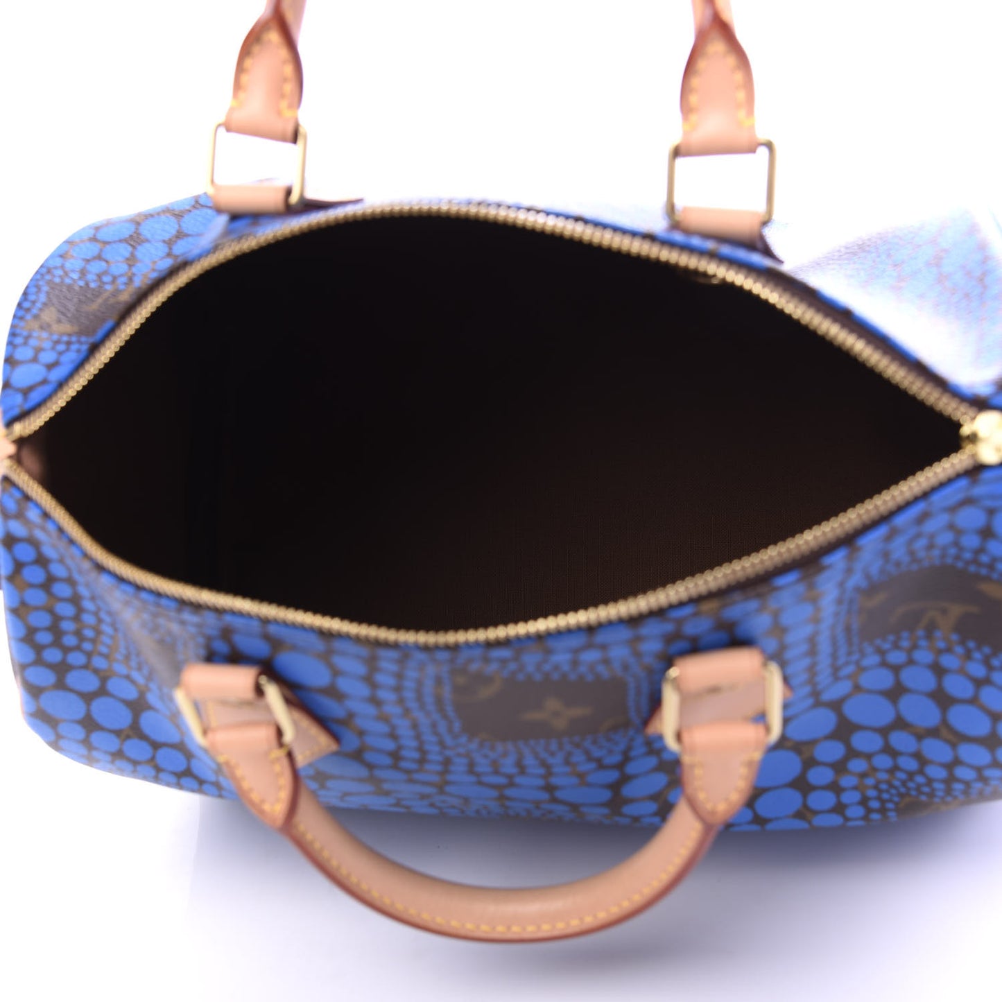 Monogram Kusama Town Speedy 30 Blue