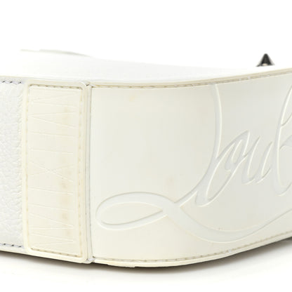 Christian Louboutin Grained Calfskin Rubber Ruisbuddy Messenger Bag White 7 of 11