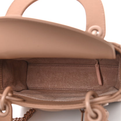 Christian Dior Ultra Matte Calfskin Cannage Mini Lady Dior Light Beige 5 of 9
