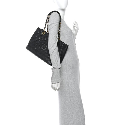 Chanel Caviar Quilted Grand Shopping Tote GST Black 2 of 15