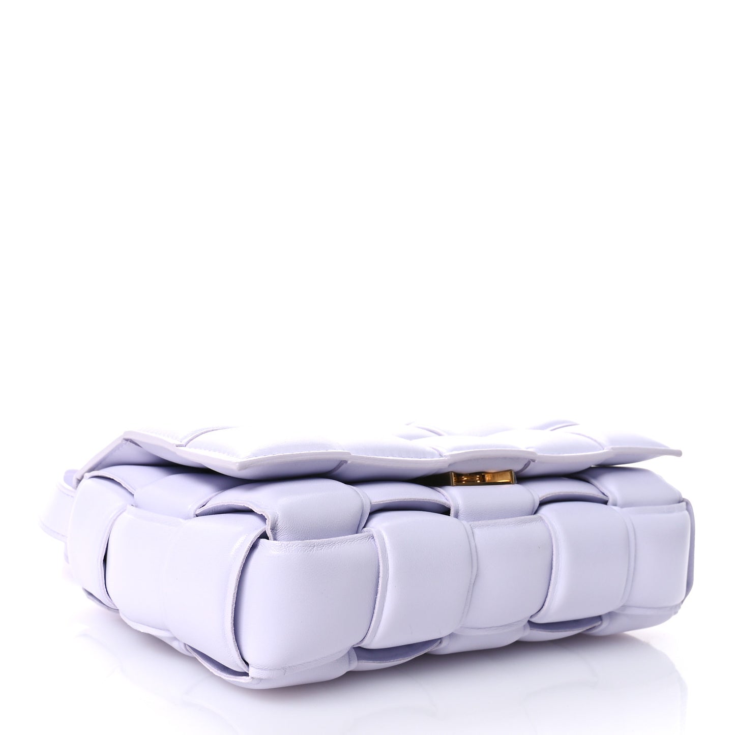 Nappa Maxi Intreccio Padded Cassette Crossbody Bag Mirth Washed