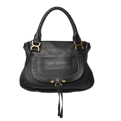 Chloe Calfskin Medium Marcie Satchel Black 1 of 11