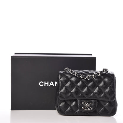 Chanel Caviar Quilted Mini Square Flap Black 8 of 8