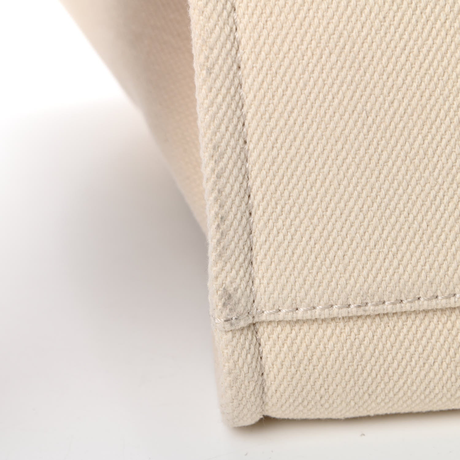 Chanel Canvas Pearl Medium Deauville Tote Ecru Beige 11 of 11