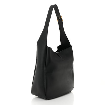Saint Laurent Supple Calfskin Large Le 5 A 7 Soft Hobo Black 3 of 10
