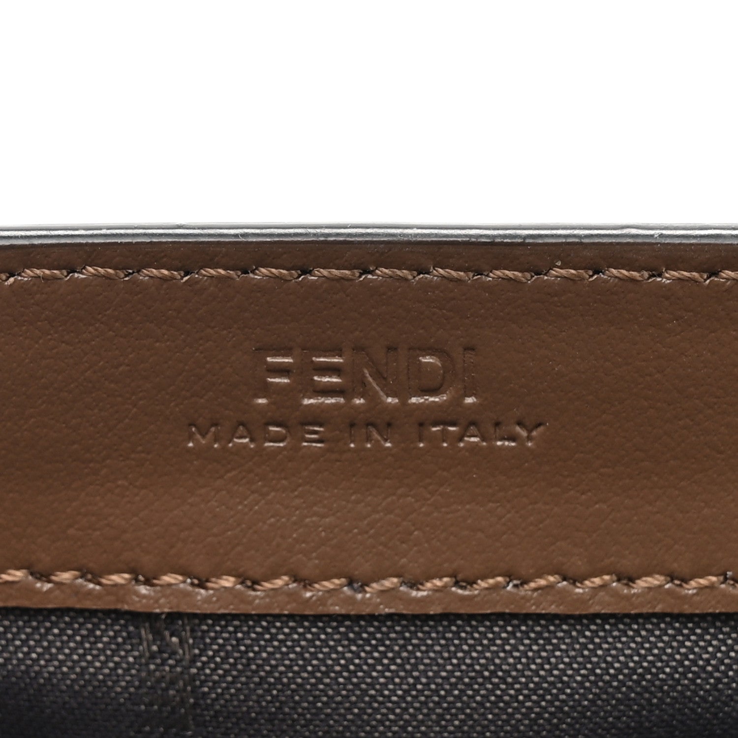 Fendi Vitello Soft F is Fendi Bi-Color FF 1974 Embossed Continental Envelope Wallet On Chain Maya Black 7 of 18