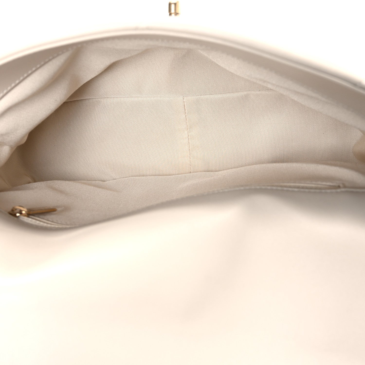 Chanel Lambskin Quilted Large Chanel 19 Flap Beige 5 of 10