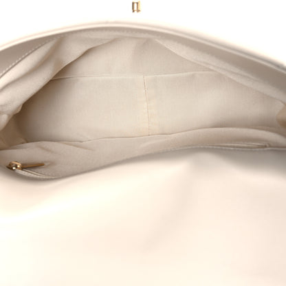 Chanel Lambskin Quilted Large Chanel 19 Flap Beige 5 of 10