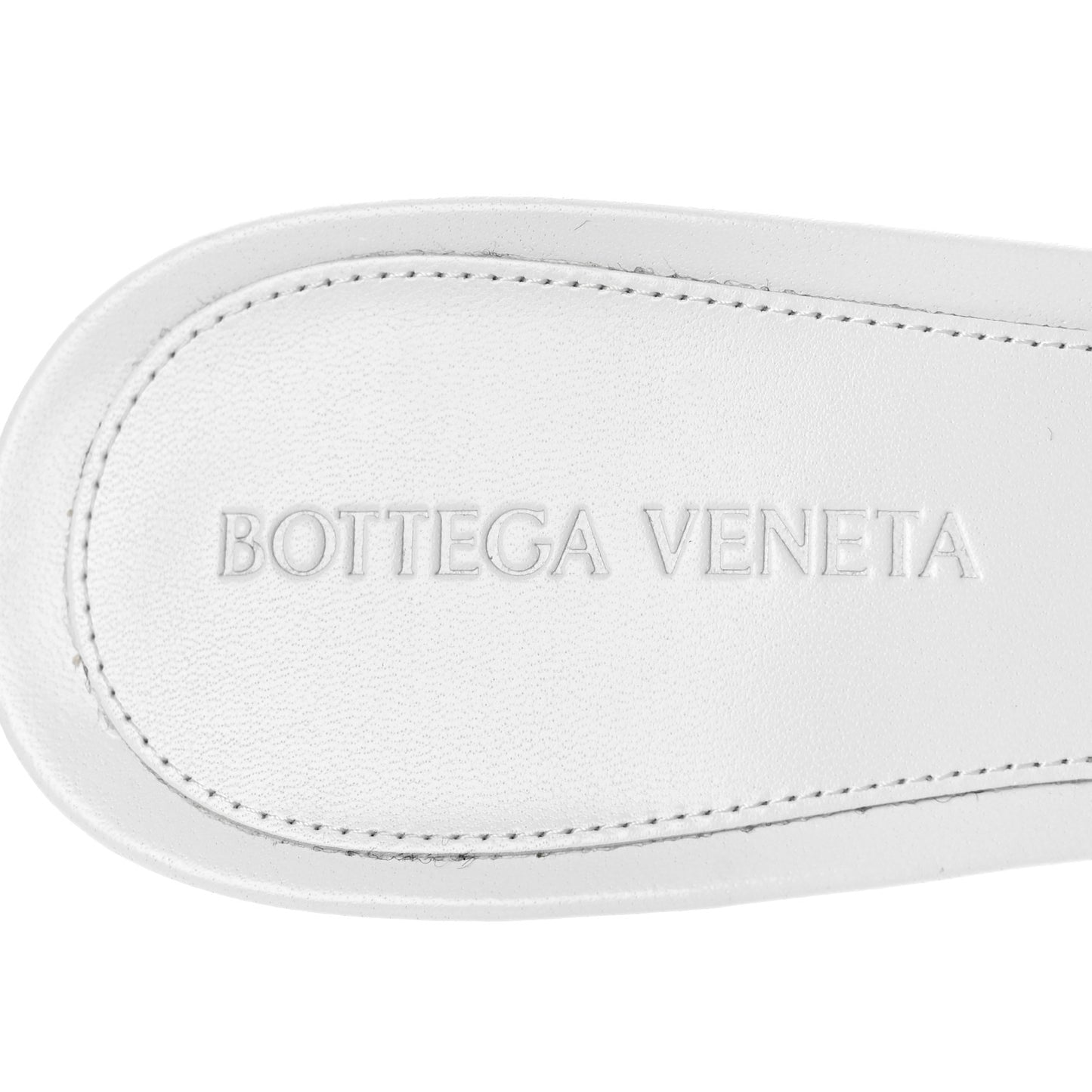 PVC Pudding Stretch Sandals 38 White
