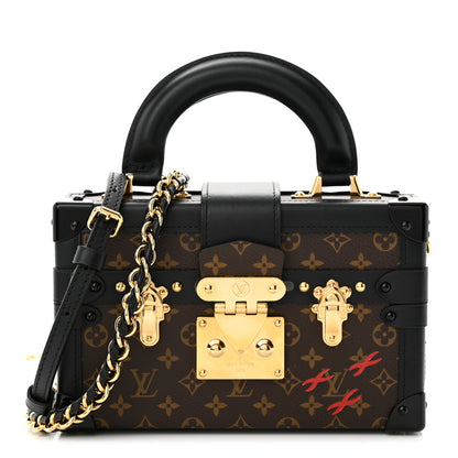 Louis Vuitton LOUIS VUITTON Monogram Petite Malle Capitale Black 1 of 9