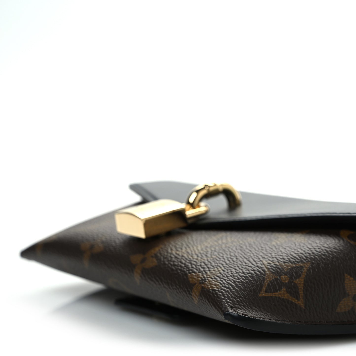 Monogram Padlock On Strap Black