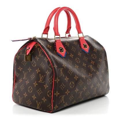 Louis Vuitton Monogram Totem Speedy 30 Flamingo 3 of 10