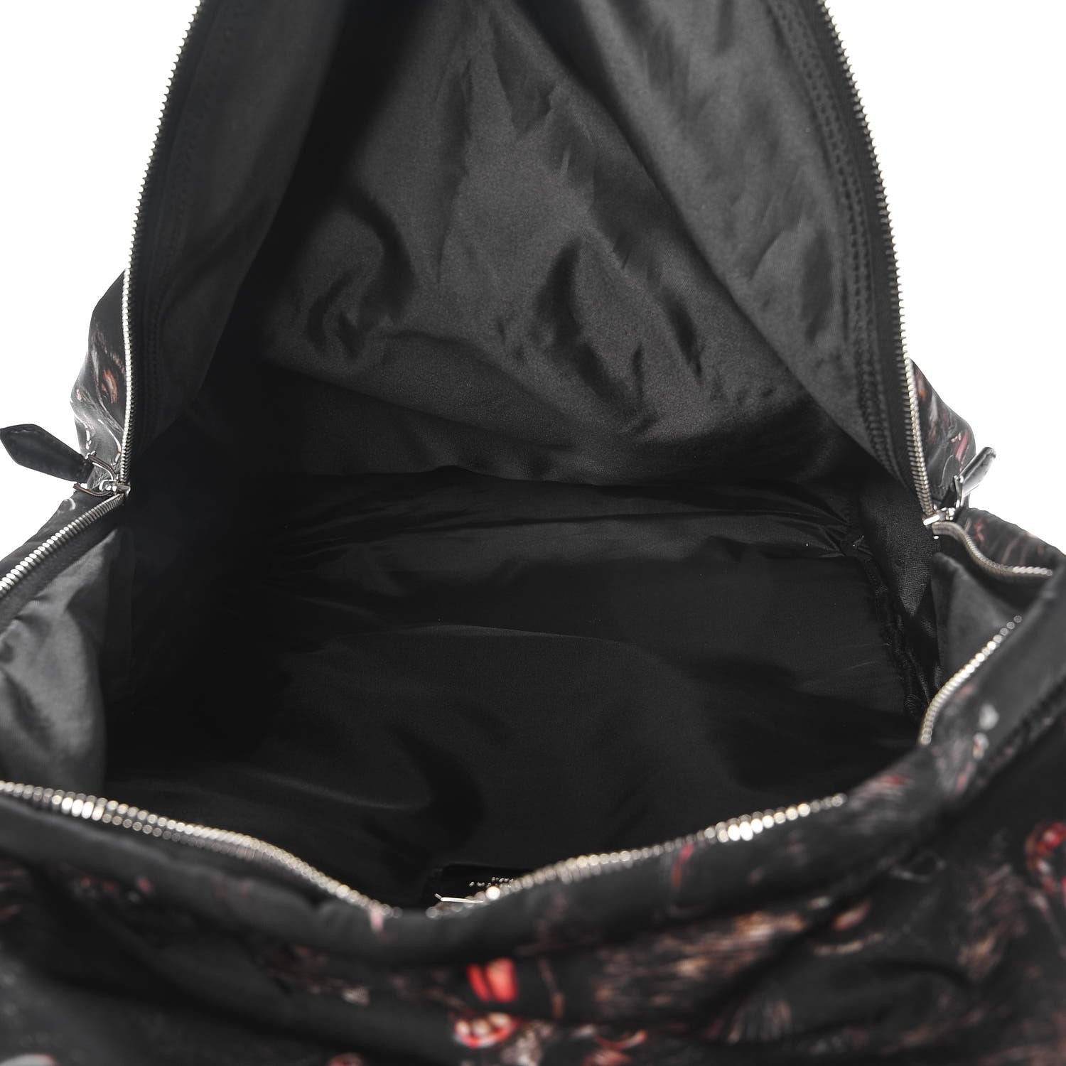 Givenchy Nylon All Over Monkey Brother Print Backpack Black 5 of 8