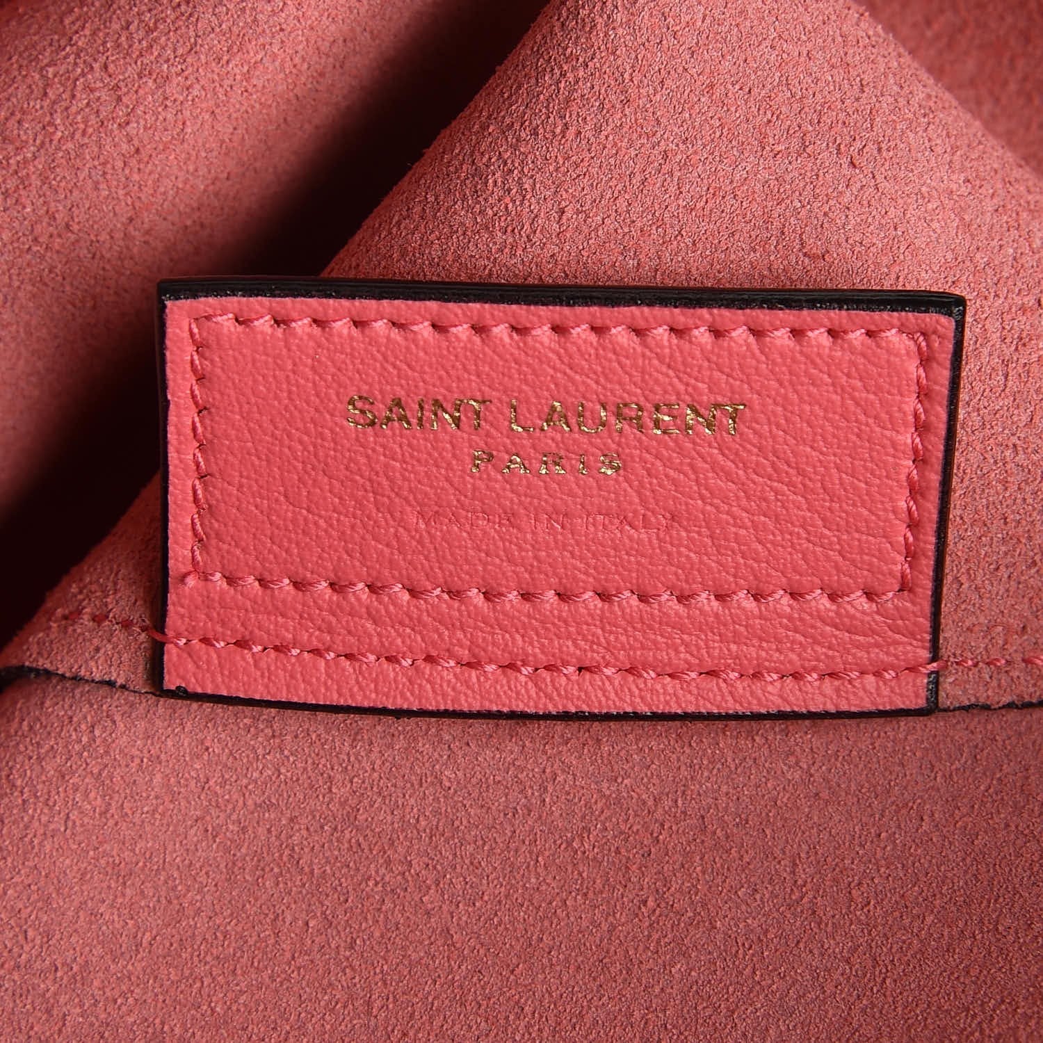 Saint Laurent Calfskin Large Shopping Tote Pale Rose 8 of 15
