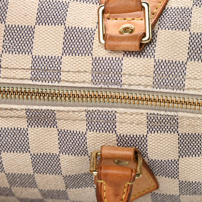 Louis Vuitton Damier Azur Speedy 30 19 of 19