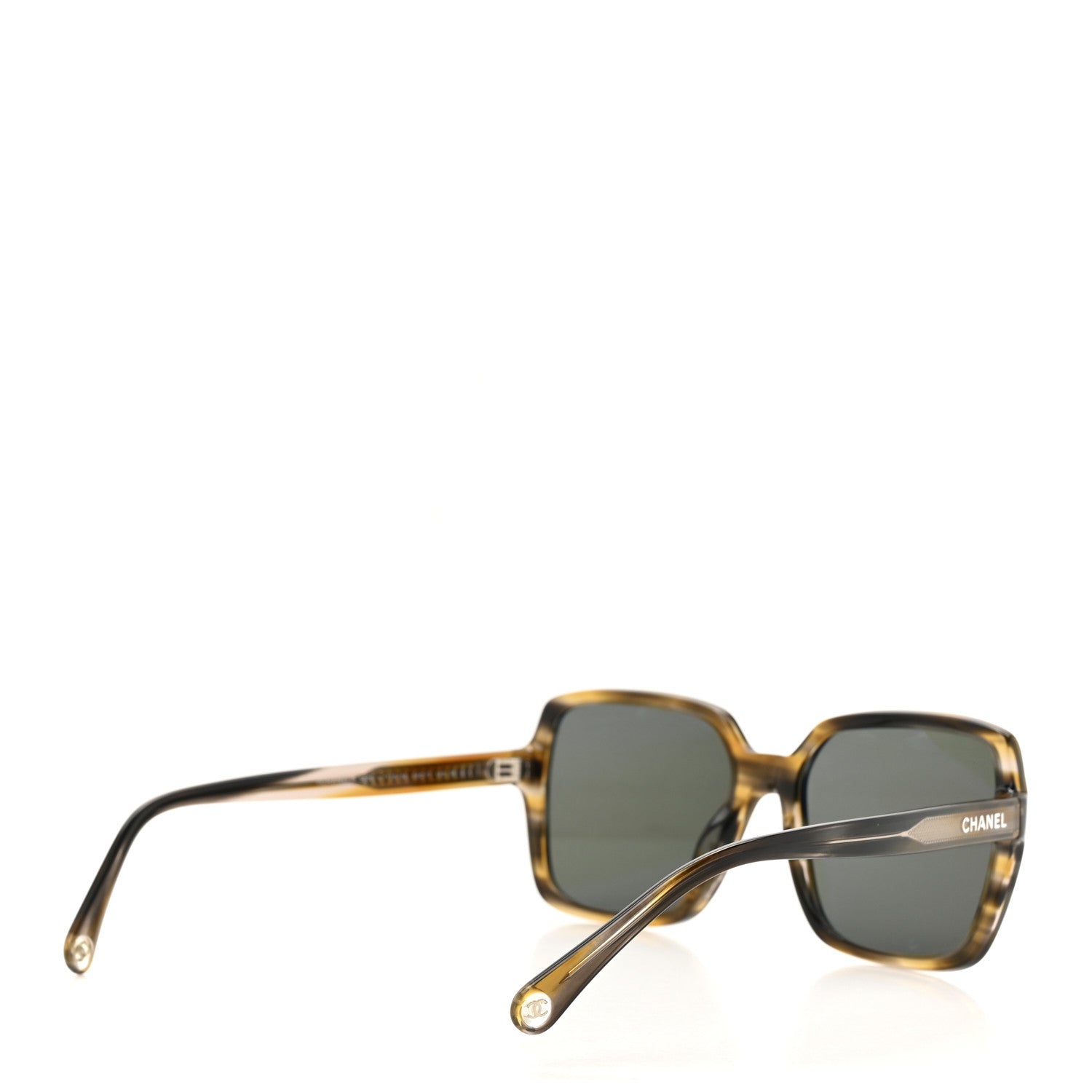Chanel Acetate Square Sunglasses 5505 Brown 4 of 9