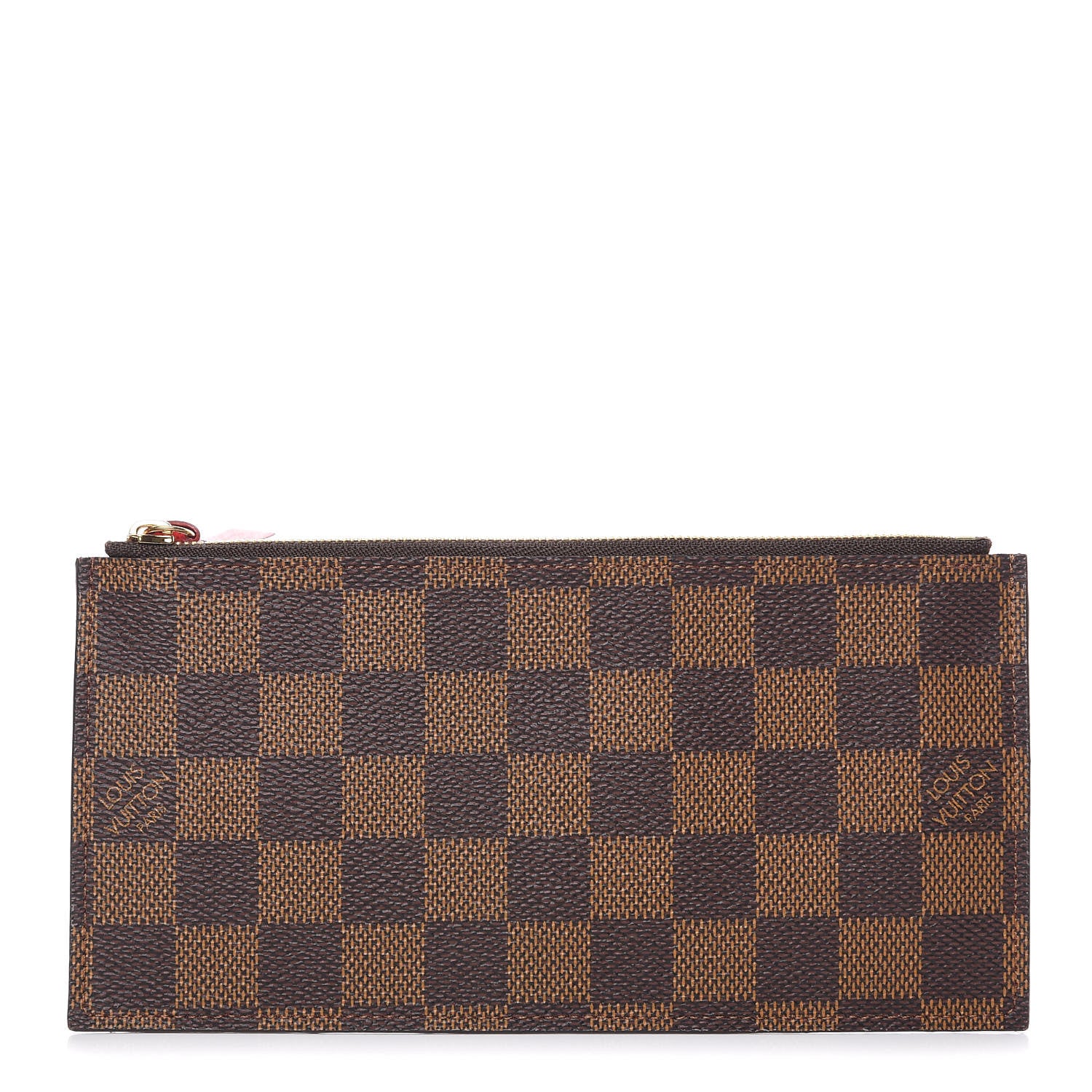 Louis Vuitton Damier Ebene Felicie Chain Wallet Zippered Insert 1 of 6