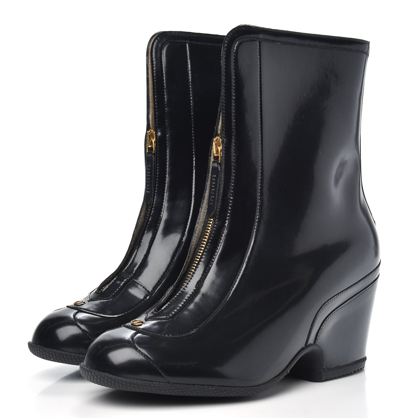 Coated Fabric Kitt Wellie Boots 39 Black
