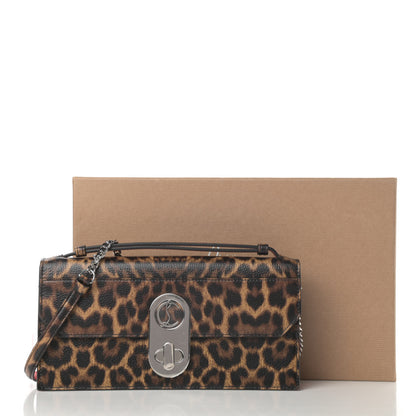 Christian Louboutin Calfskin Leopard Print Small Baguette 11 of 11