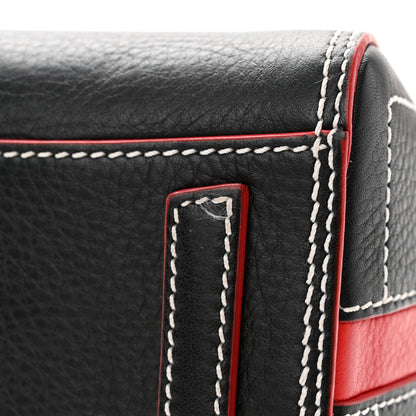 Givenchy Calfskin Bi-Color Topstitch Mini Antigona Black Red 12 of 12