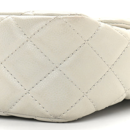 Chanel Caviar Quilted Jumbo Single Flap Grey 8 of 9