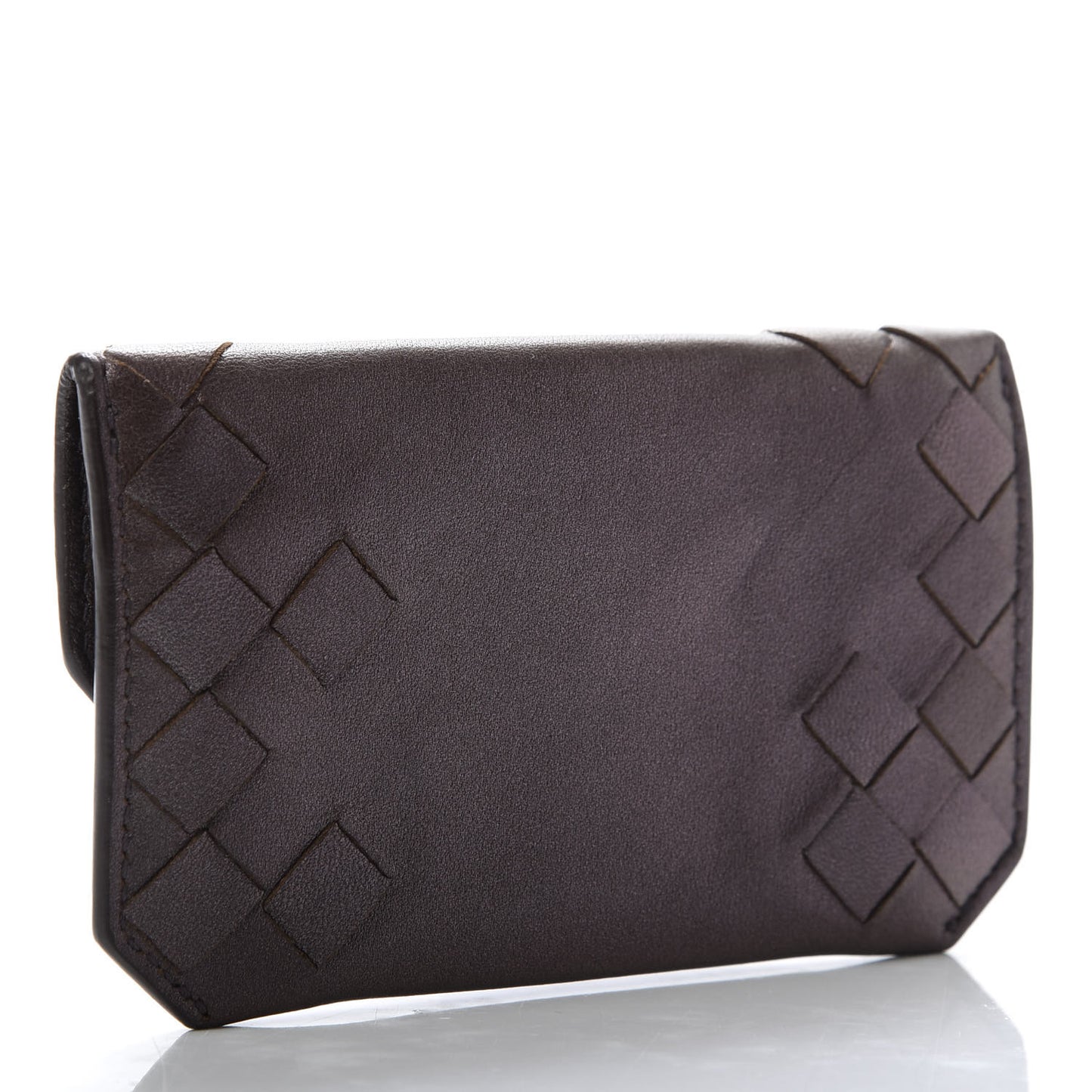 Nappa Intrecciato Studded Card Case