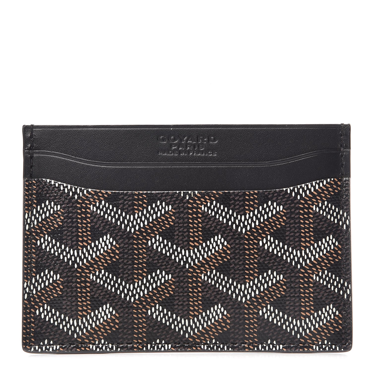 Goyard Goyardine Saint Sulpice Card Holder Black 1 of 7