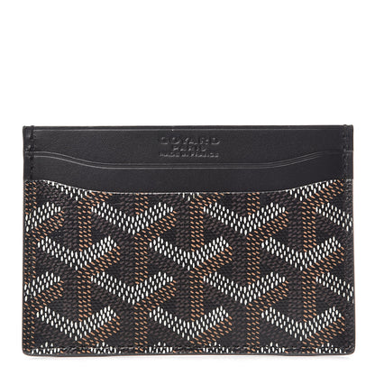 Goyard Goyardine Saint Sulpice Card Holder Black 1 of 7