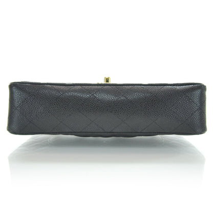 Chanel Caviar Quilted Medium Double Flap Black 6 of 11