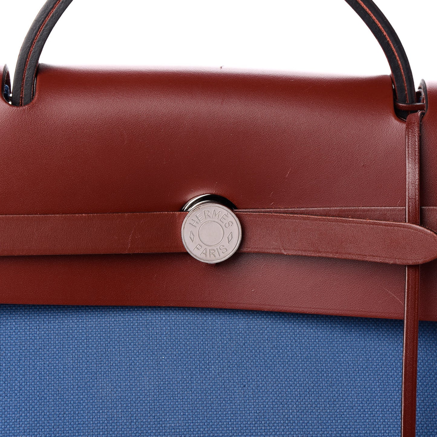 Toile Vache Hunter Herbag Zip 39 MM Bleu Orage Rouge H