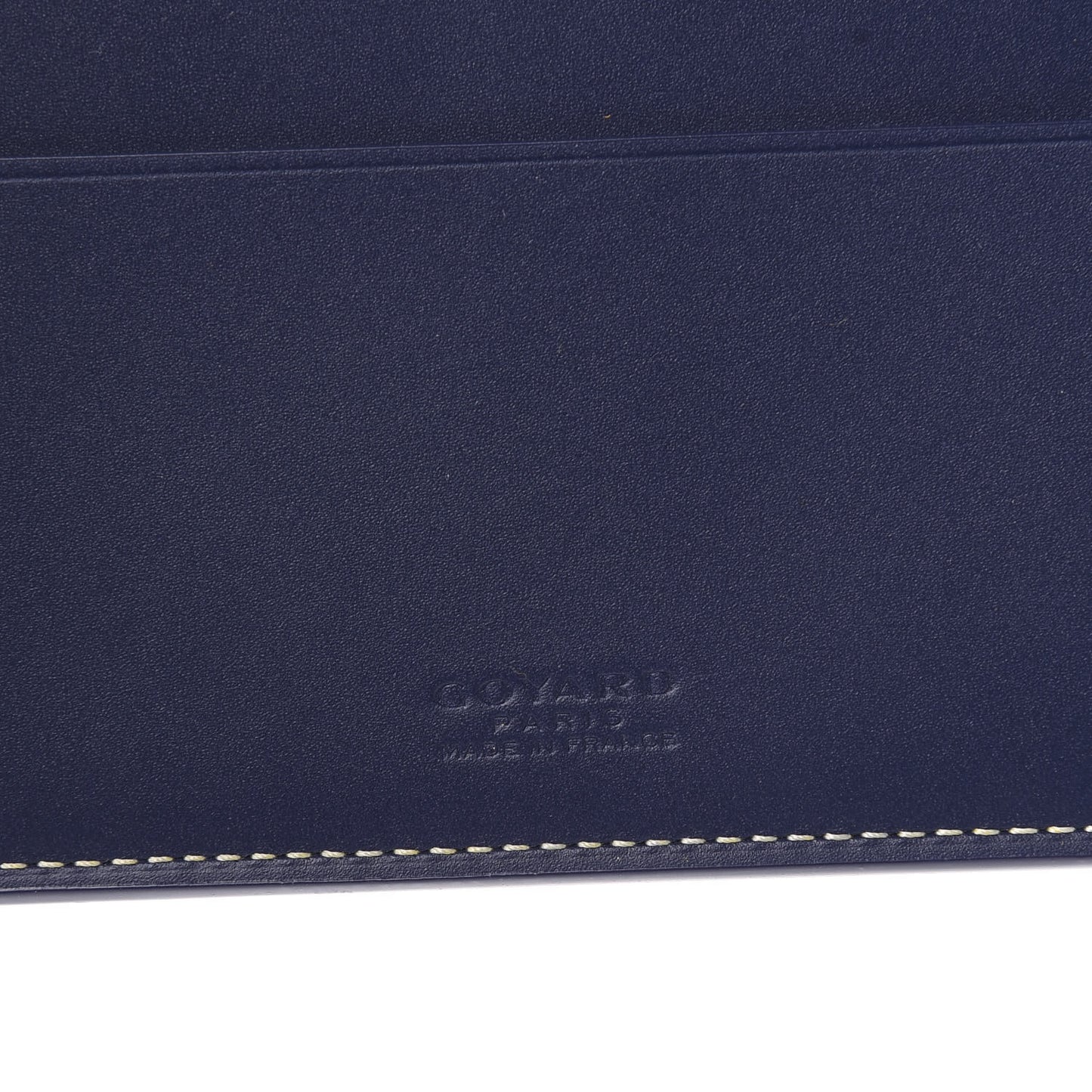 Goyardine Richelieu Wallet Navy