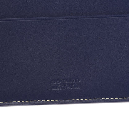 Goyard Goyardine Richelieu Wallet Navy 6 of 7